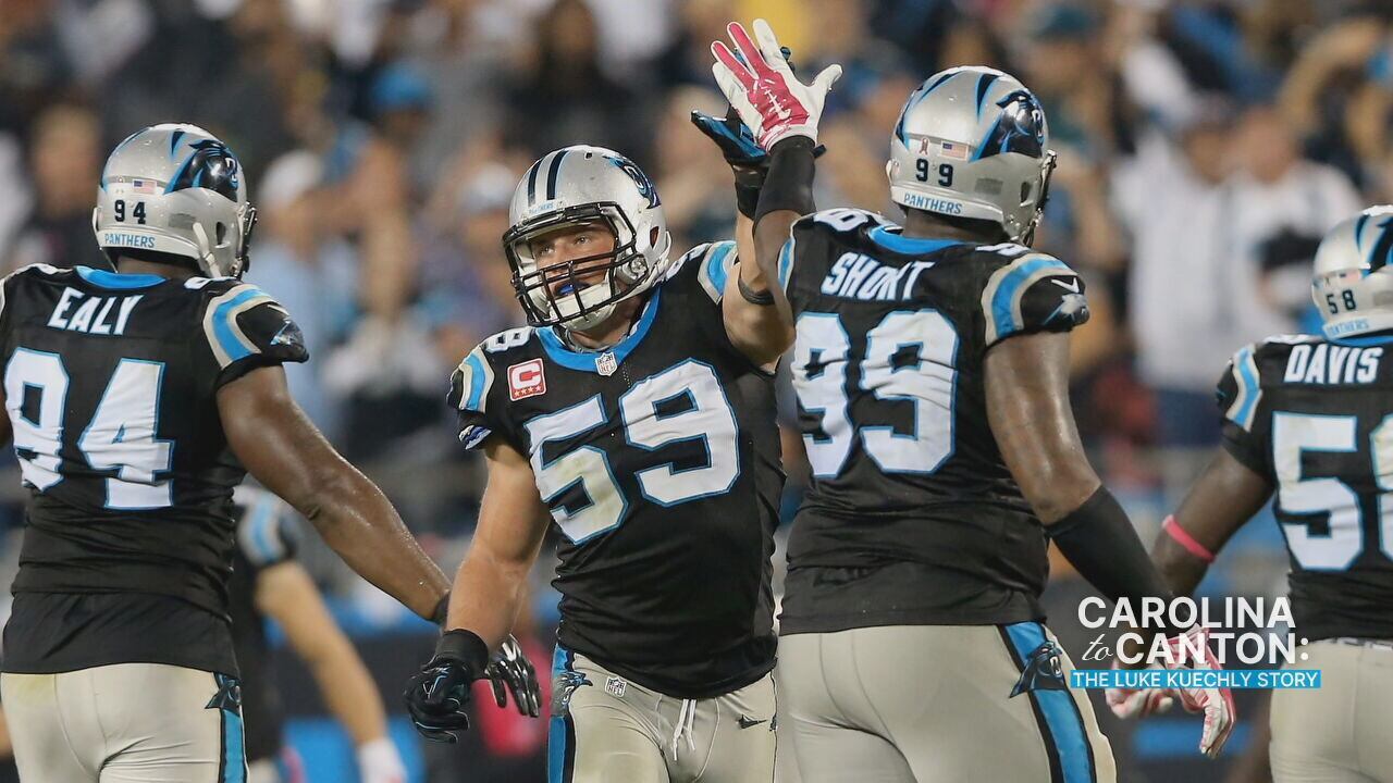 ‘A superhero’: Luke Kuechly’s teammates recall his work ethic and legendary linebacking