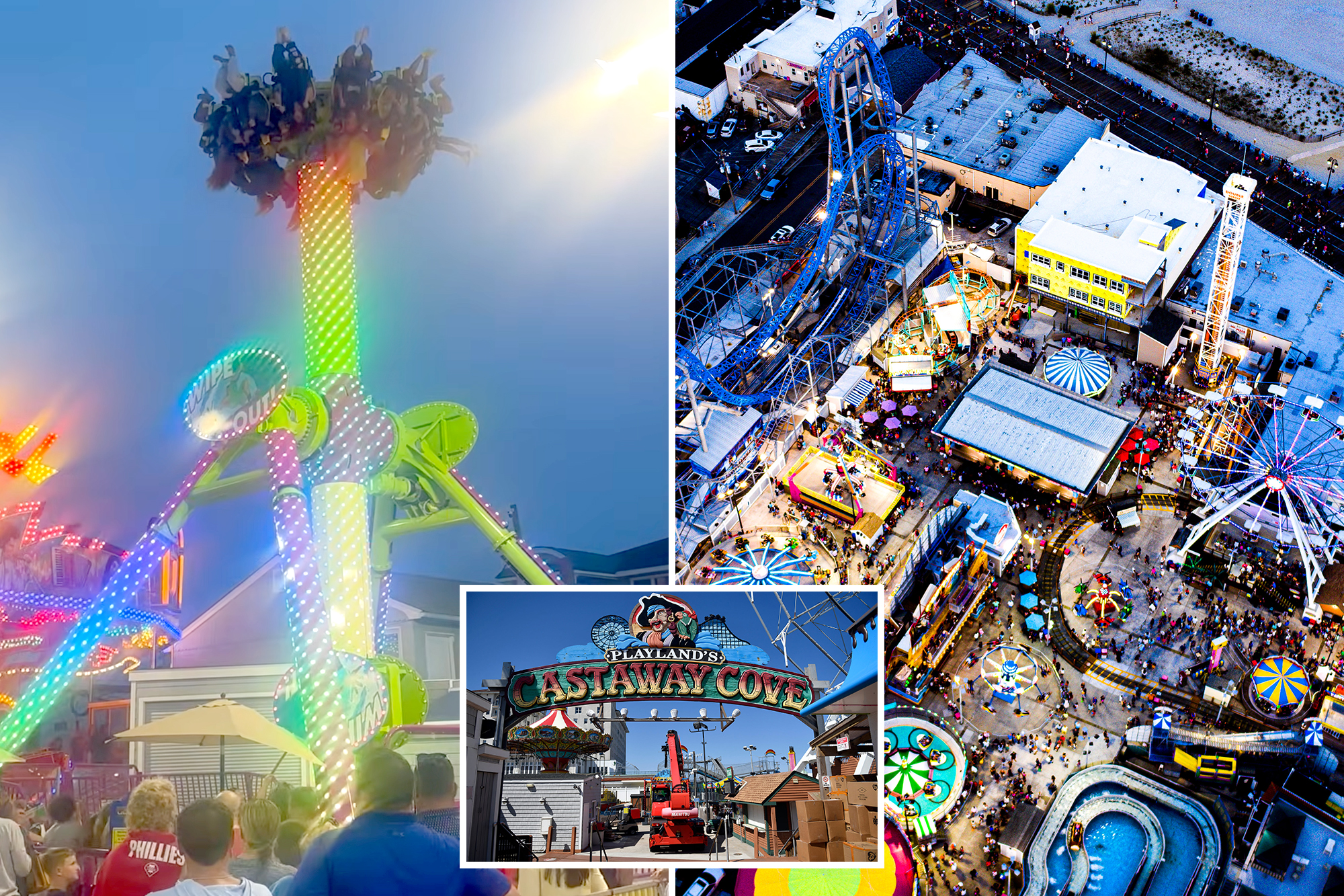 Jersey Shore amusement park ride malfunctions, leaving riders hanging upside down