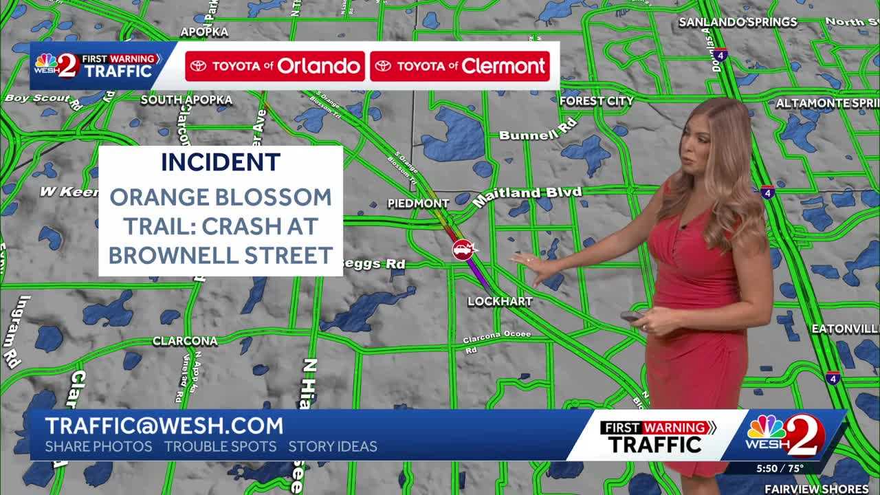 Major crash shuts down Orange Blossom Trail in Apopka at SR-414