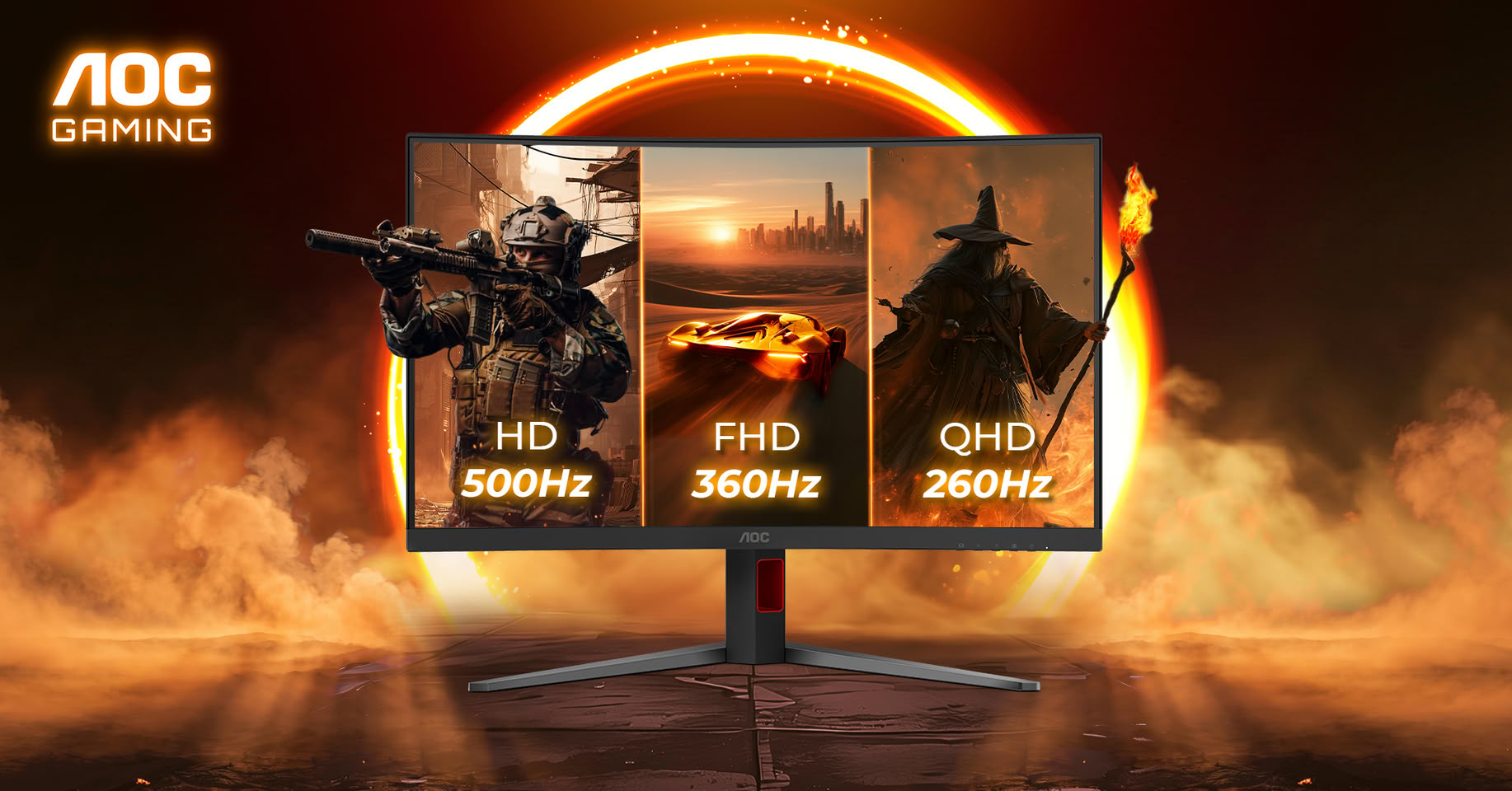 (PR) AGON by AOC Unveils CQ32G4ZA 31.5-inch Curved Gaming Monitor with Triple Refresh Rate