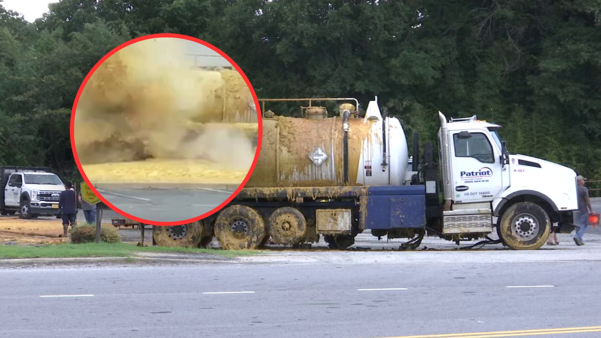 Video: Chemical truck explodes in restaurant parking lot in South Carolina