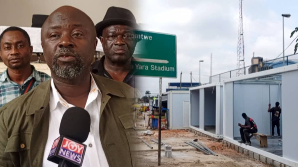 KMA denies claims of financial interest in Baba Yara Stadium prefabricated containers