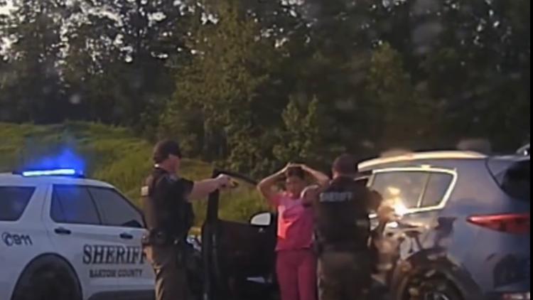 Dashcam video shows law enforcement making Bartow County Amber Alert arrest
