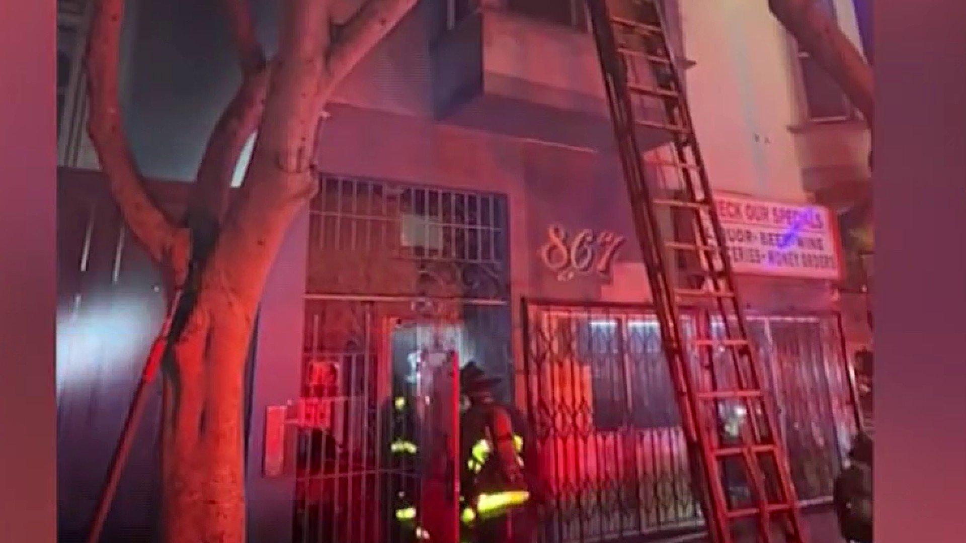 18 rescued after 2-alarm fire in SF's Western Addition