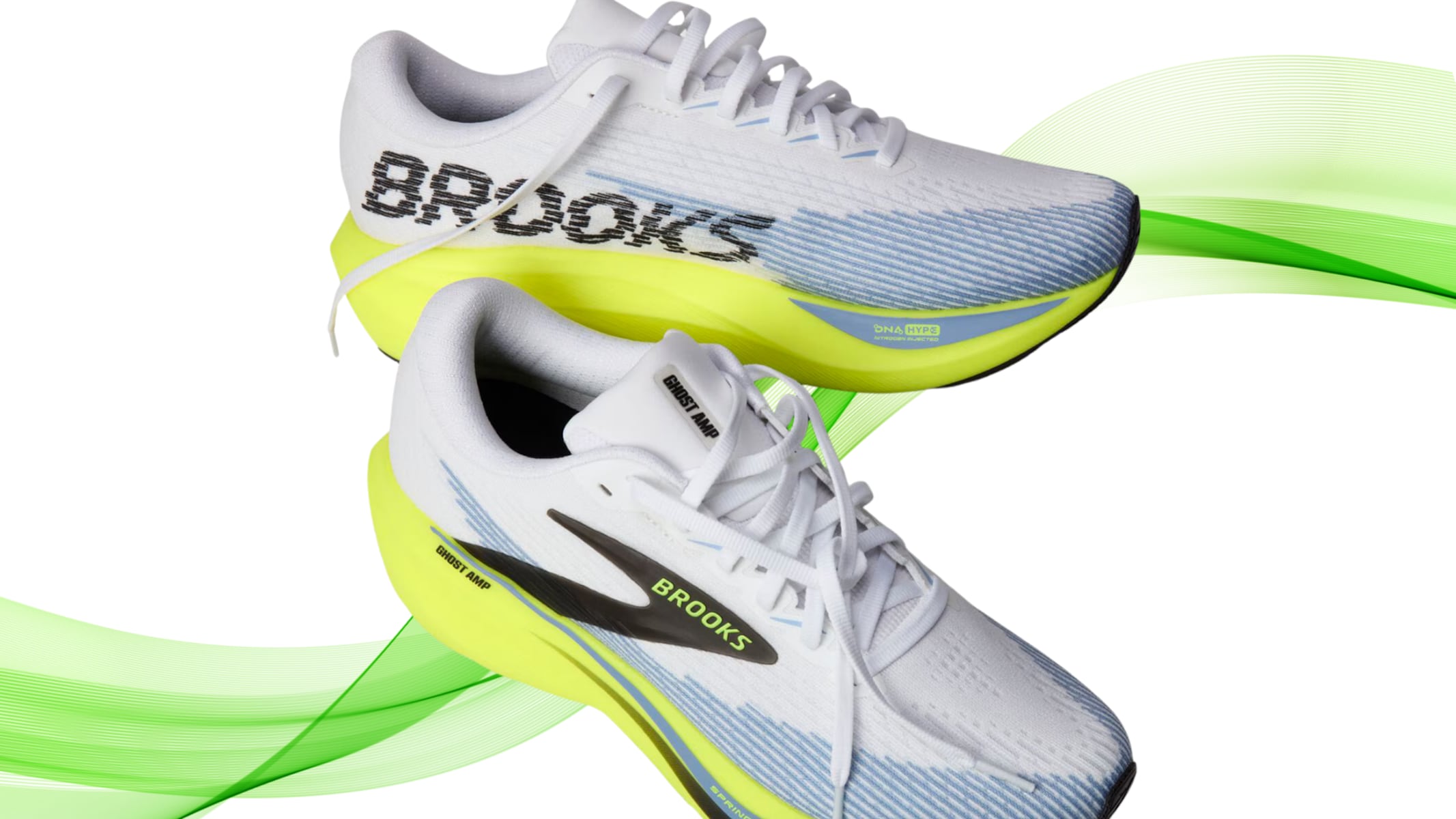 Brooks’ newly released Ghost Amp running shoe just might make you go even faster & farther