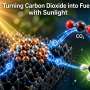 Black silicon catalyst turns carbon dioxide into methane with sunlight