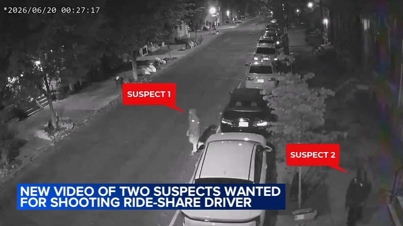 New video released of 2 suspects wanted for shooting Uber driver in Philadelphia's Fairmount section