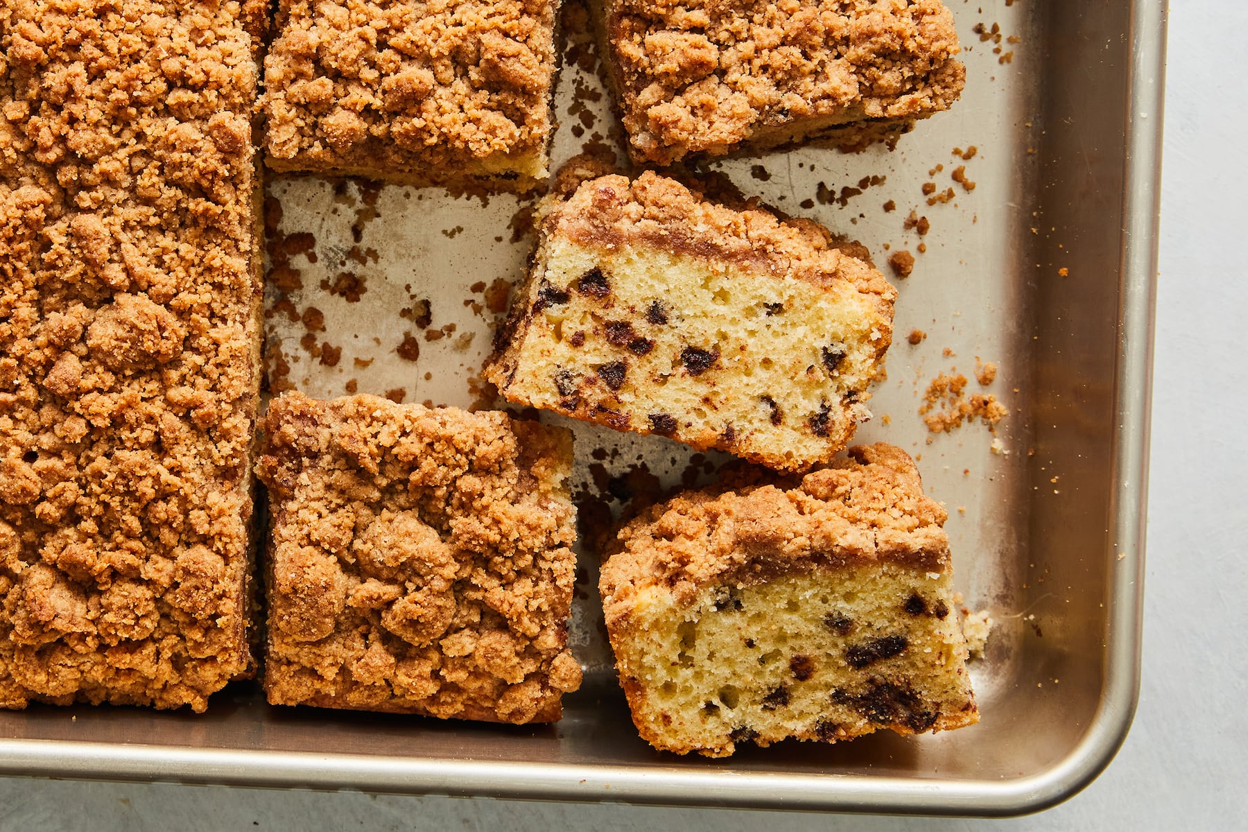 Chocolate chip coffee cake