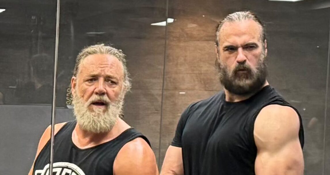 Russell Crowe Says He And Drew McIntyre Are Just Finishing Up ‘The Last Druid’ Shoot