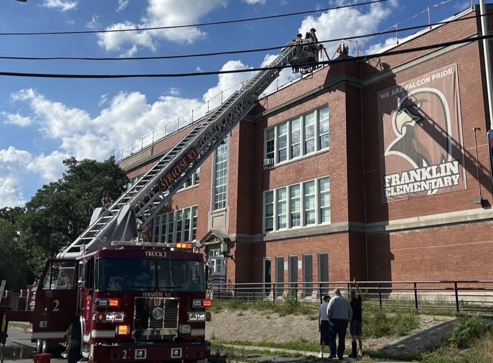 Fire at Syracuse elementary school accidentally started by roof work, fire department says