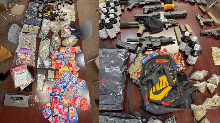Drugs, 15 guns among items seized during investigation in Athens, police say