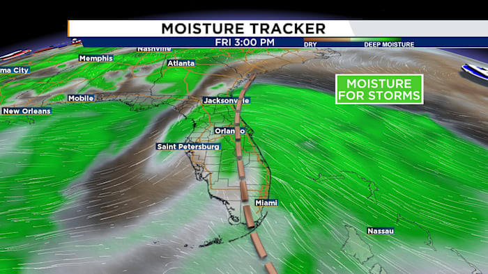 Rain chances remain high to end the week