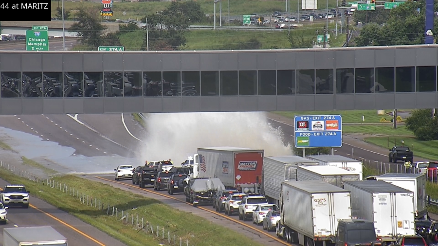 I-44 closed near Valley Park due to watermain break