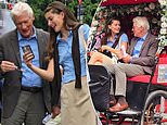 What 48-year age gap? Richard Gere, 76, and Diana Silvers, 28, cozy up on pedicab in Central Park for new romance movie