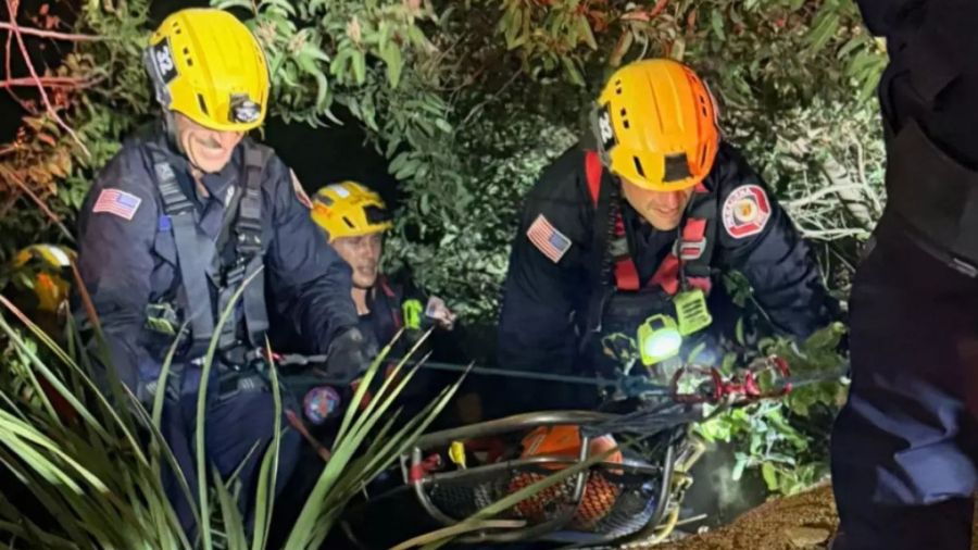 Car plunges off Angeles Crest Highway killing driver, injuring 3 others