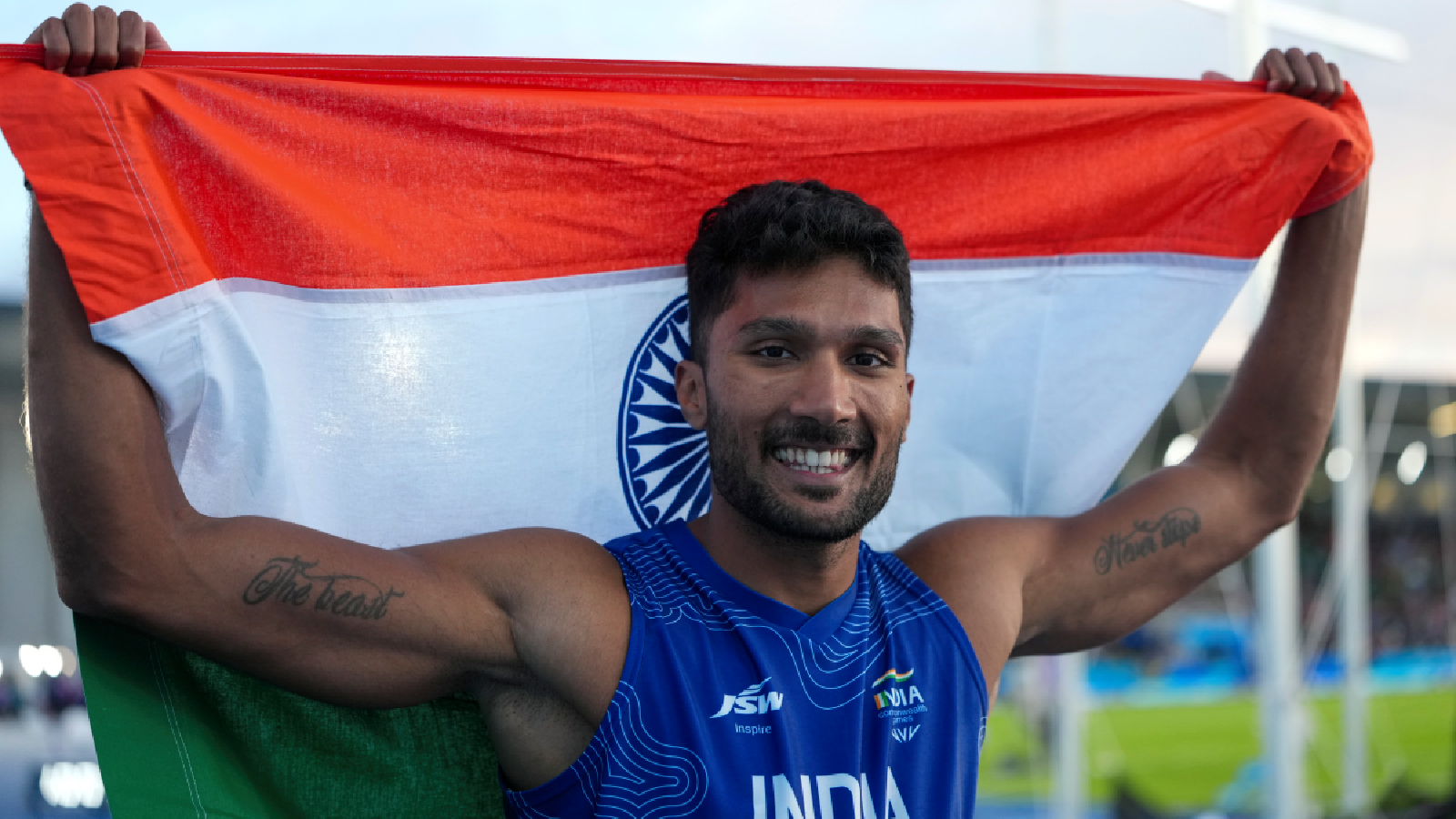 Why did Tejaswin Shankar do a Novak Djokovic after winning CWG decathlon medal