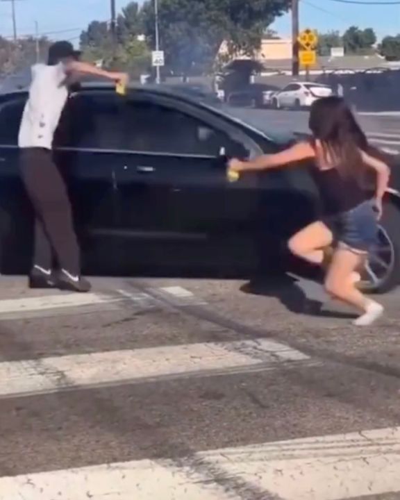 Hit-and-run arrest made in L.A. street takeover that left 2 severely injured