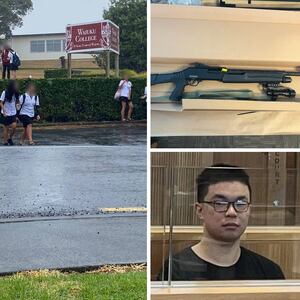 Auckland man Tiedan Huo’s police video interview played in school shooting threats trial