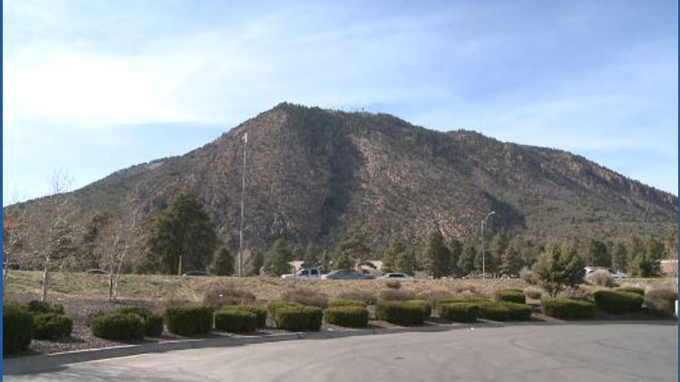 Fire burning in Flagstaff