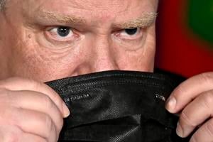 Doug Ford wants Ontario voters to look anywhere but here