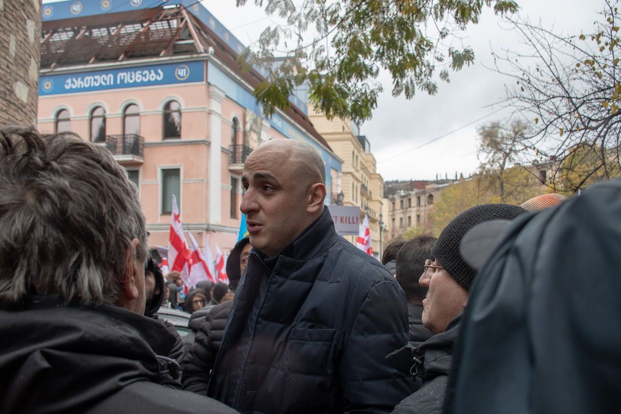 Jailed Georgian opposition leader Melia sentenced to 1.5 years for calling judge ‘a dick’