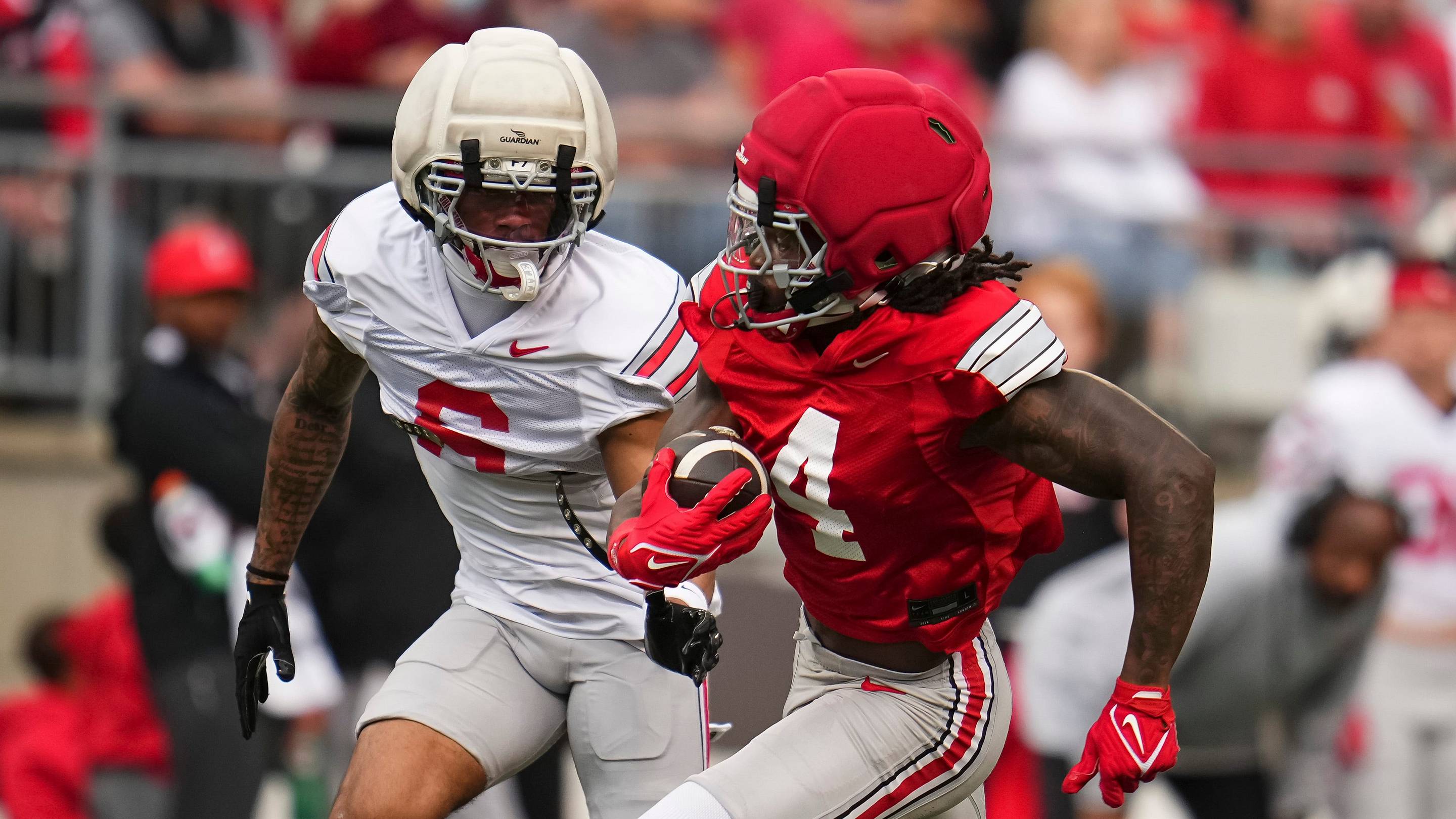 Devin Sanchez Says Guarding Jeremiah Smith Has Prepared Him To Cover Anyone