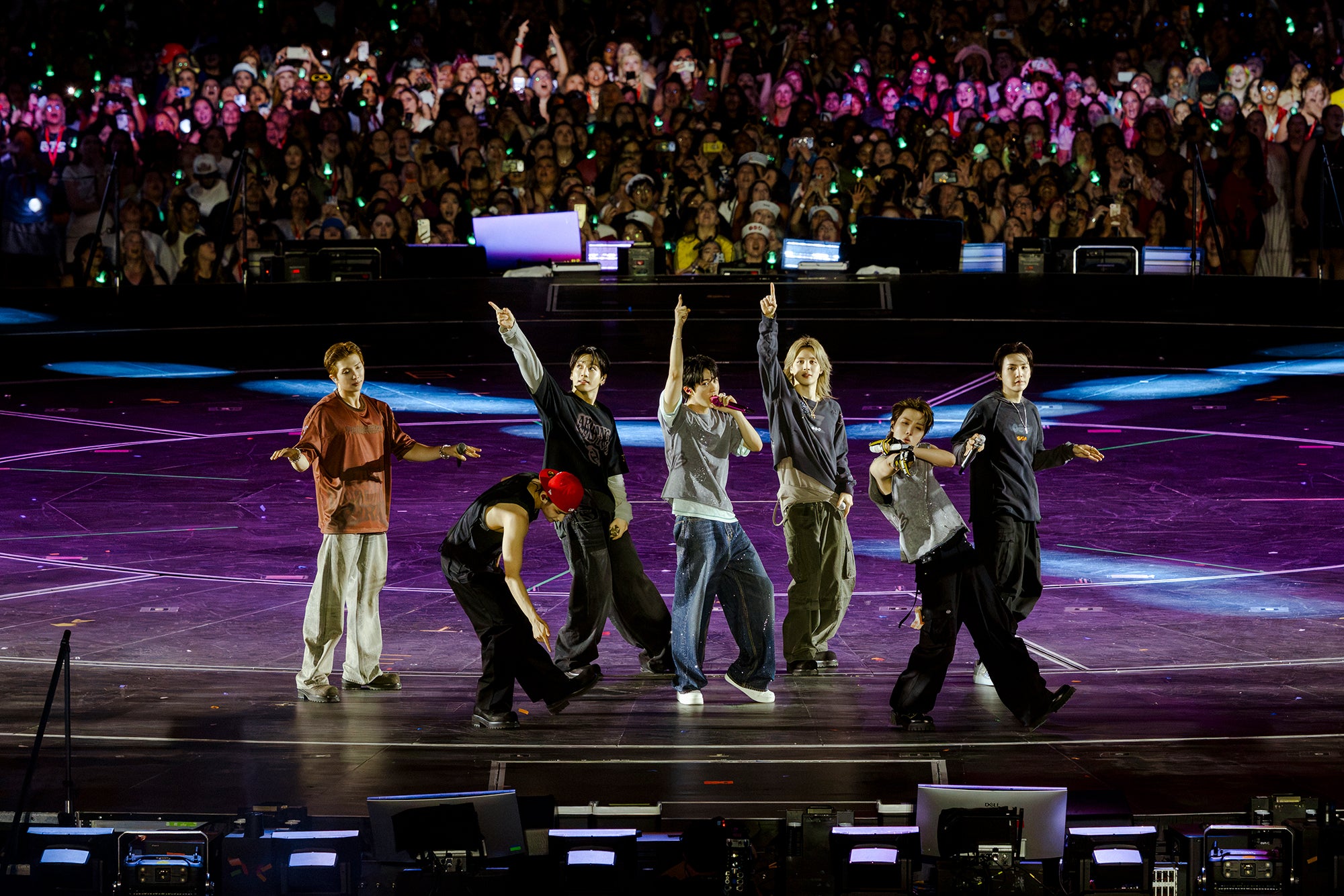 K-pop superstars BTS prepped for their Gillette shows at Planet Fitness in Downtown Crossing, apparently