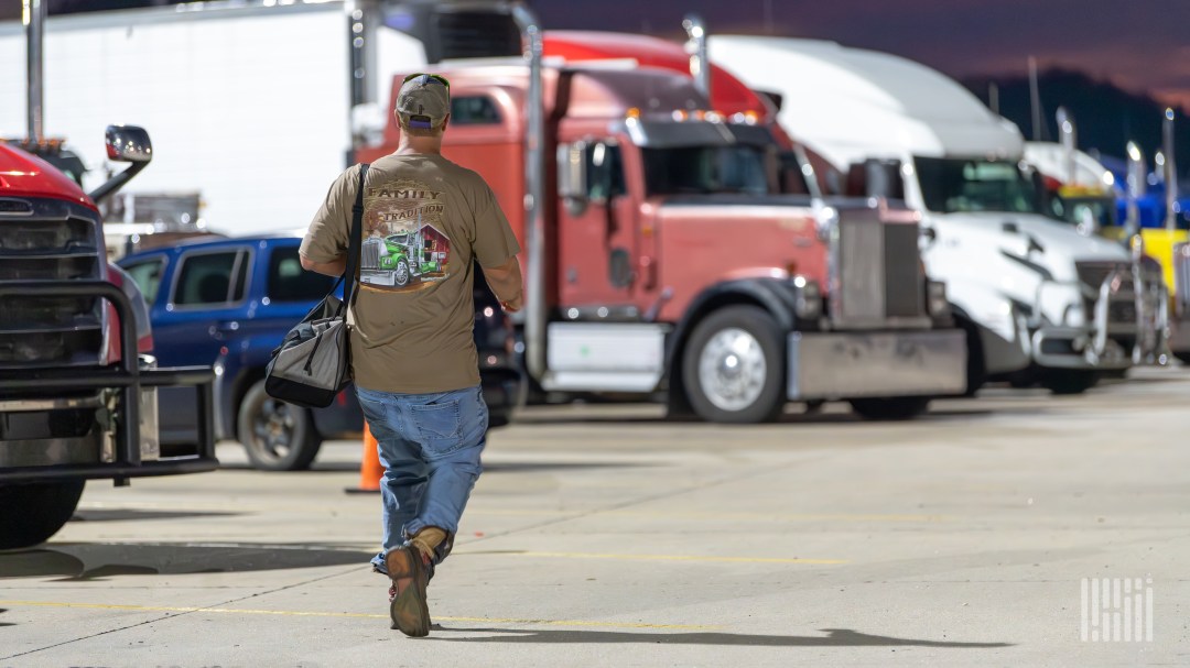 Miinor change in truck job numbers, bigger shift in warehouses