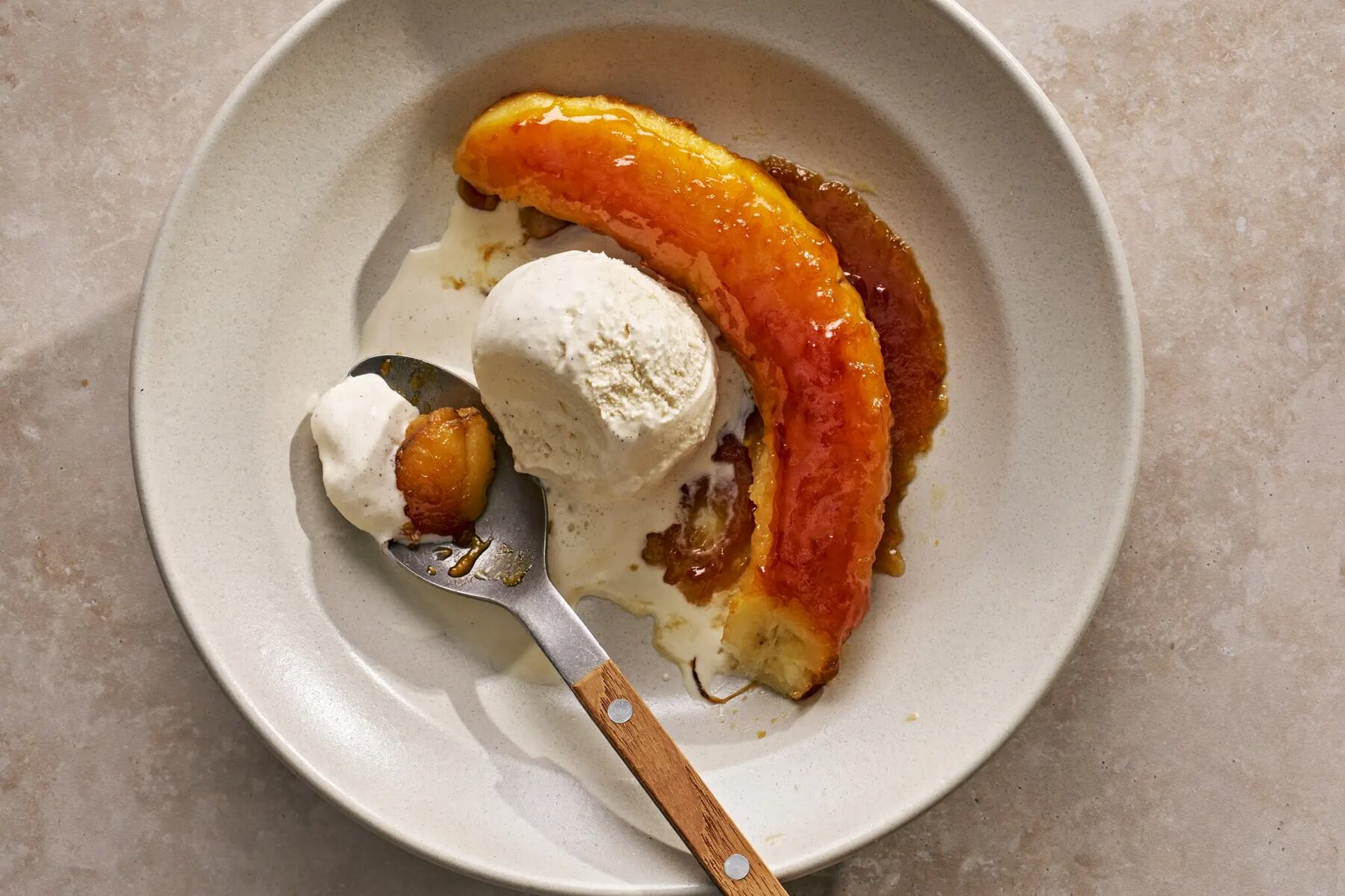Bananes flambées (flamed bananas)