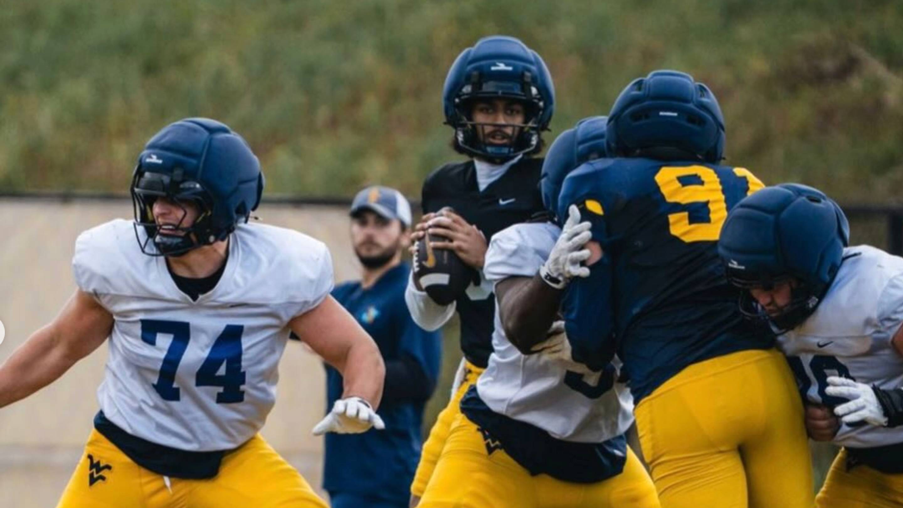 Quick Hits: Rich Rod in 'Sour Mood', Deep Eval of the O-Line, Bray Leading WRs + More