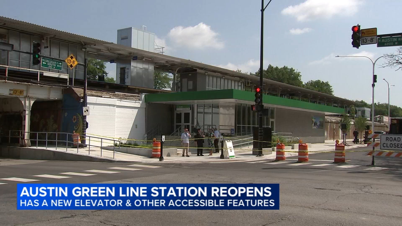 Austin community marks reopening of fully accessible CTA Green Line station