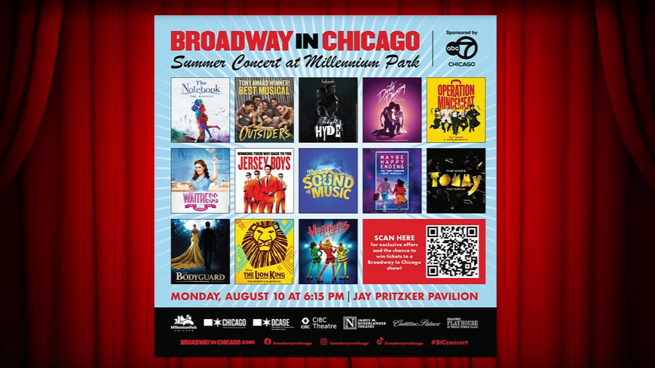 Broadway in Chicago to host free annual Summer Concert at Millennium Park