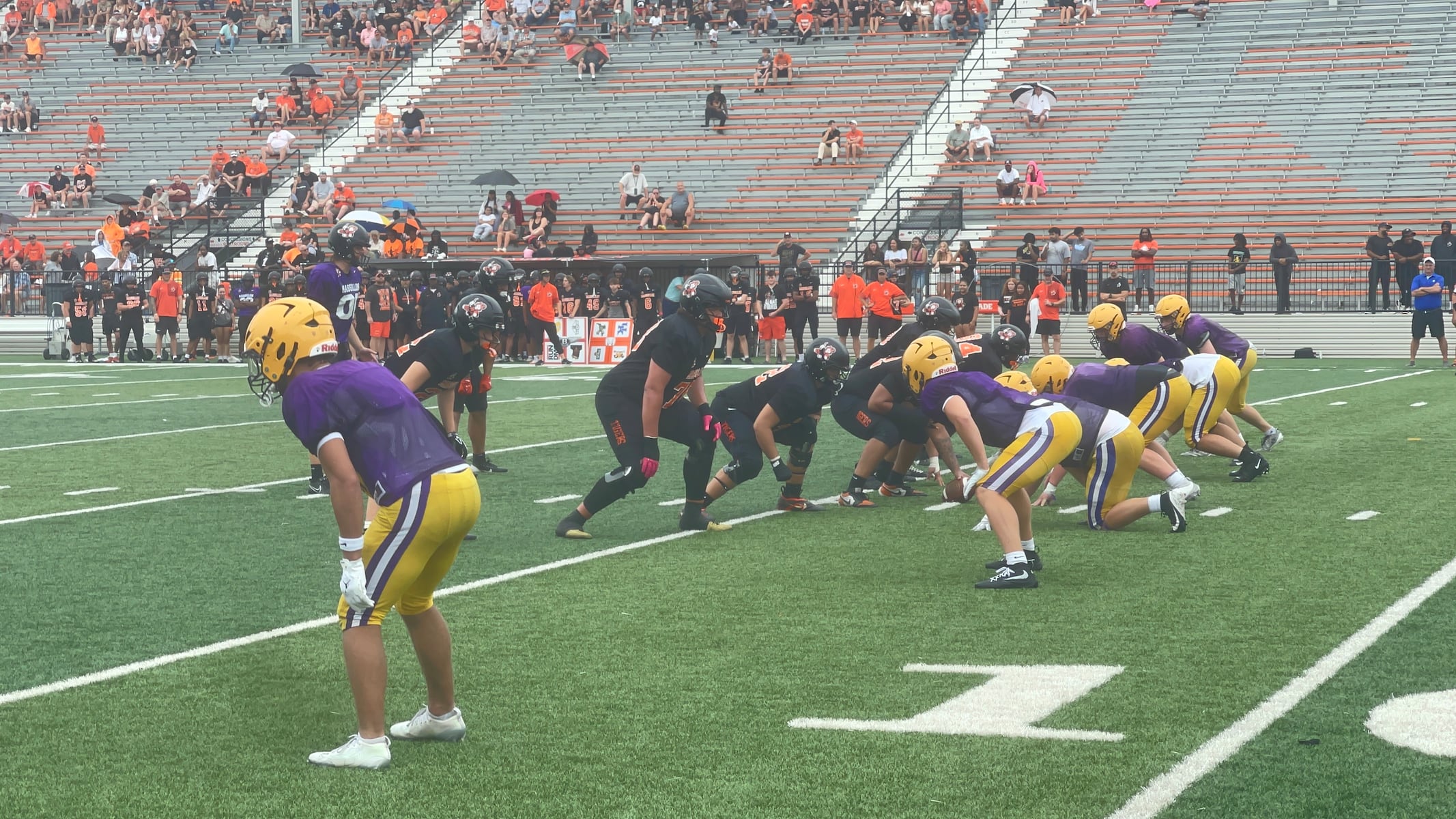 10 plays from the Massillon vs. Avon scrimmage