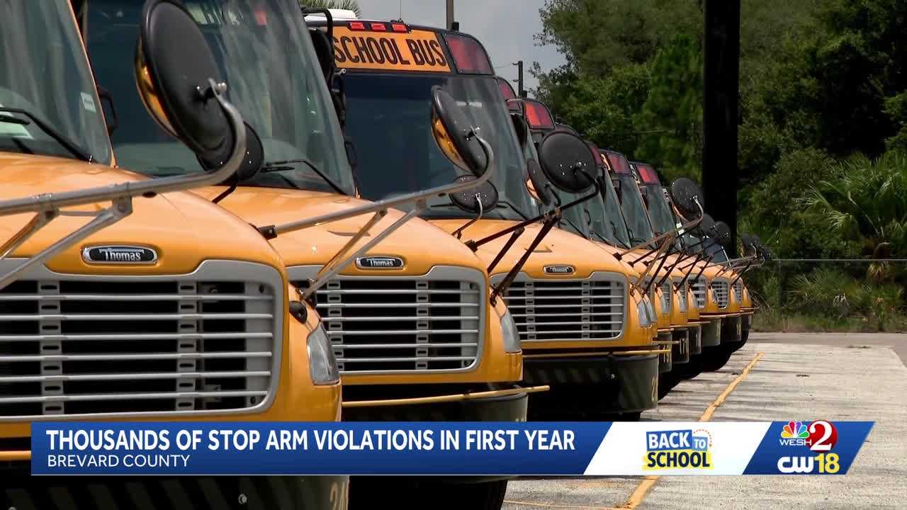 Caught on camera: Nearly 18,000 Brevard drivers pass stopped school buses