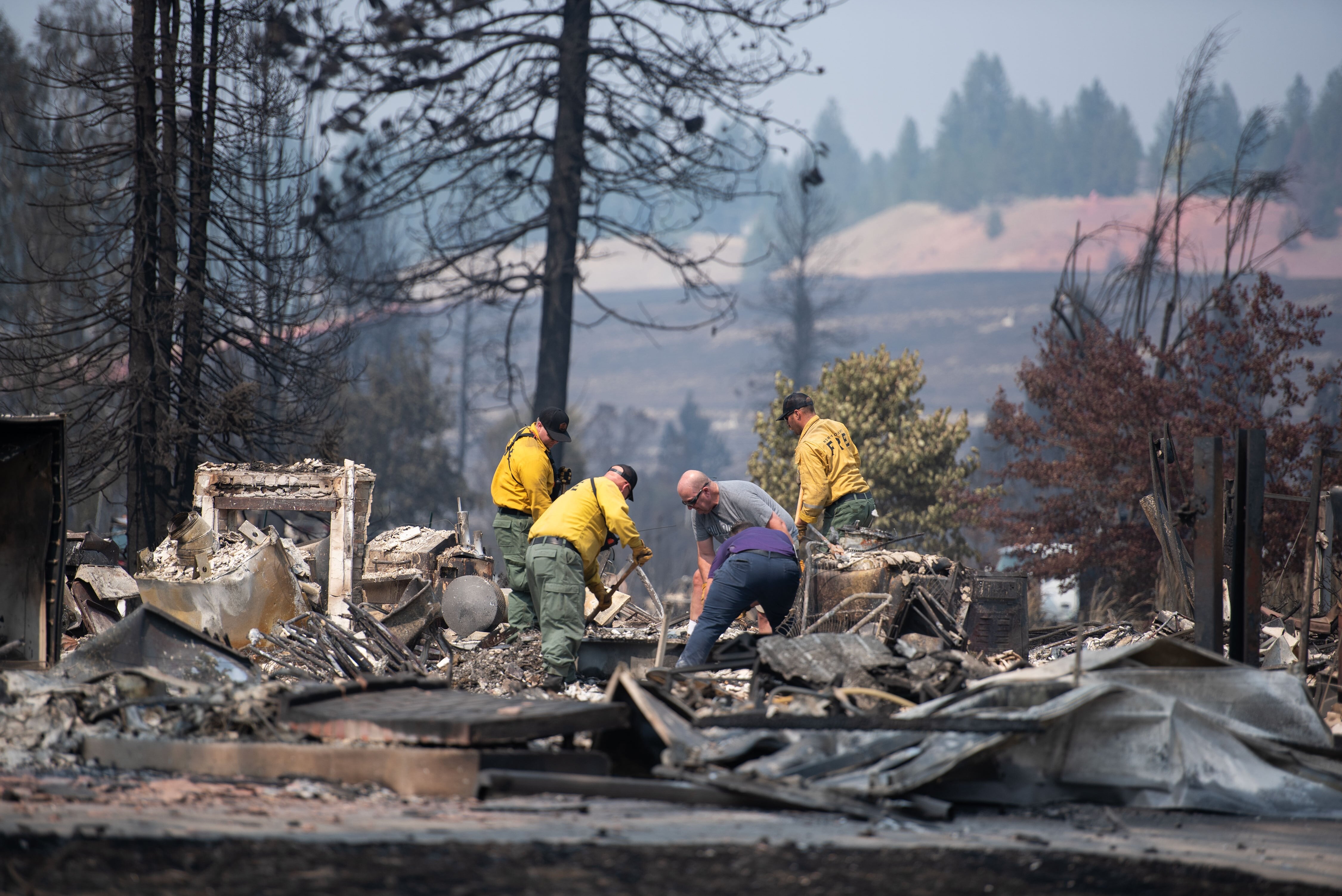 Wildfires in urban areas are more common. That may have helped Spokane