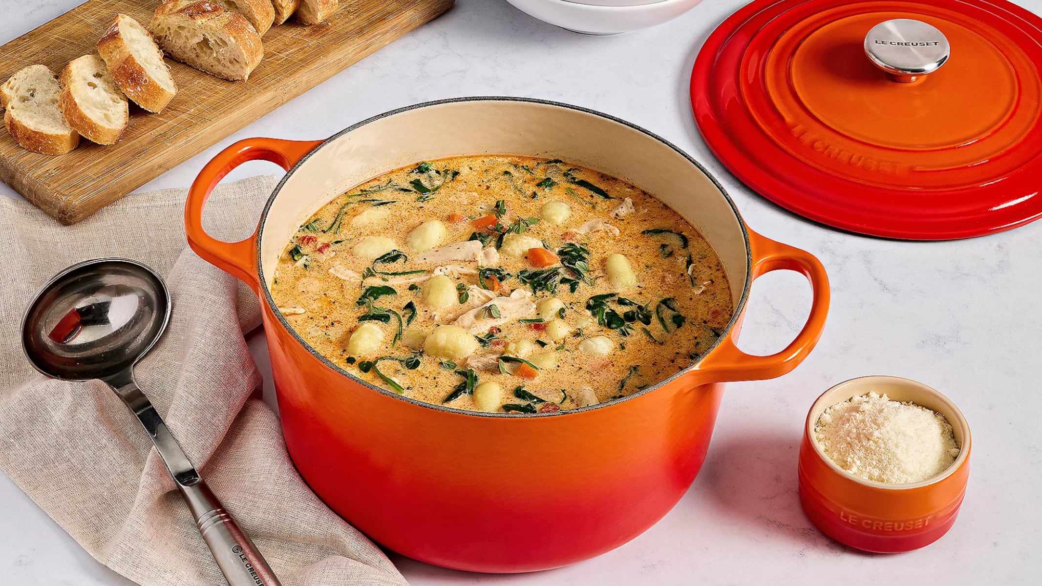 Le Creuset’s iconic Flame Dutch oven is $170 off at QVC