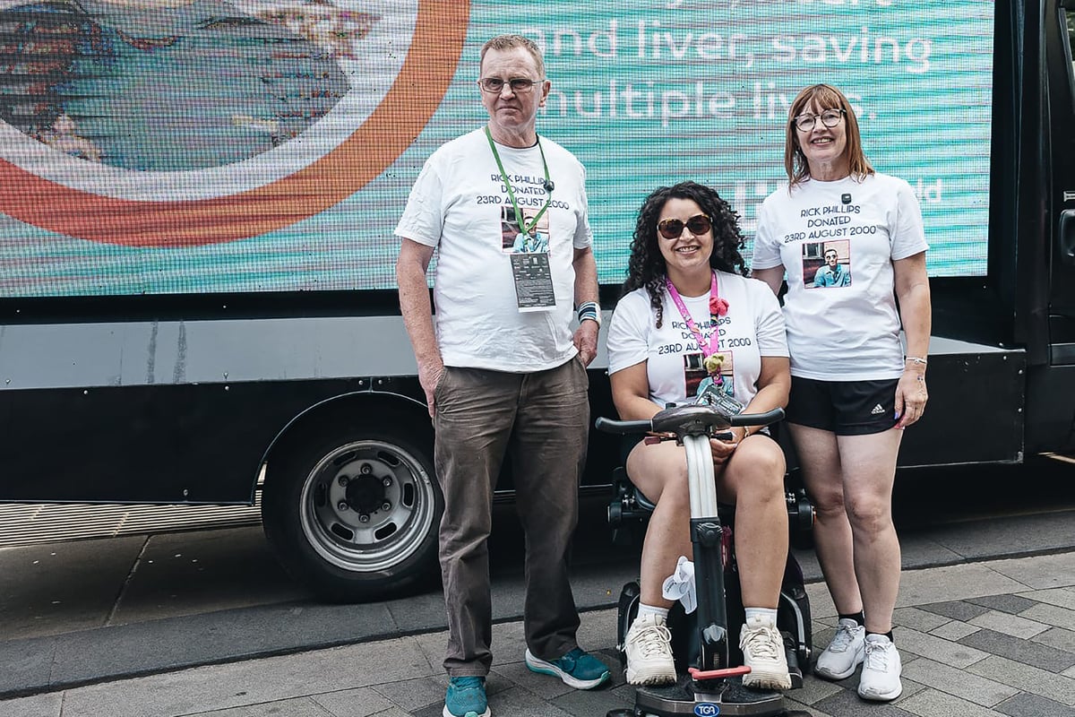 Family of organ donor and man whose life was saved meet at transplant games