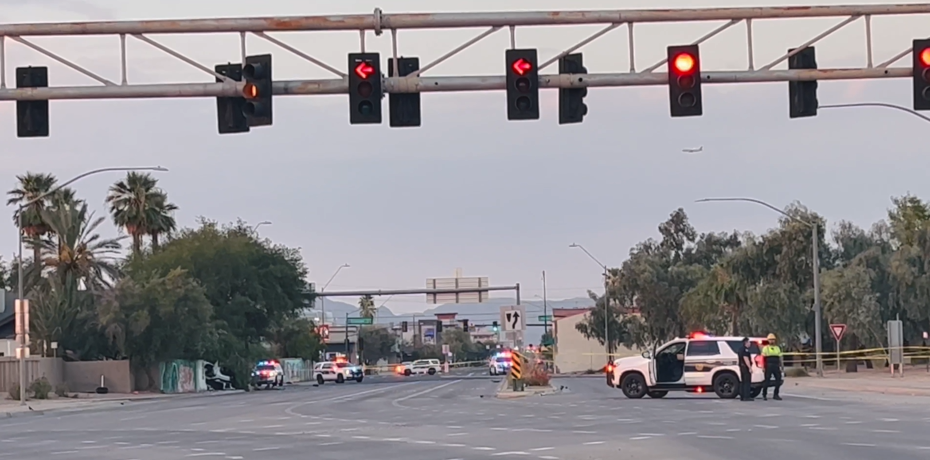 Woman dies after rollover crash into brick wall in Phoenix