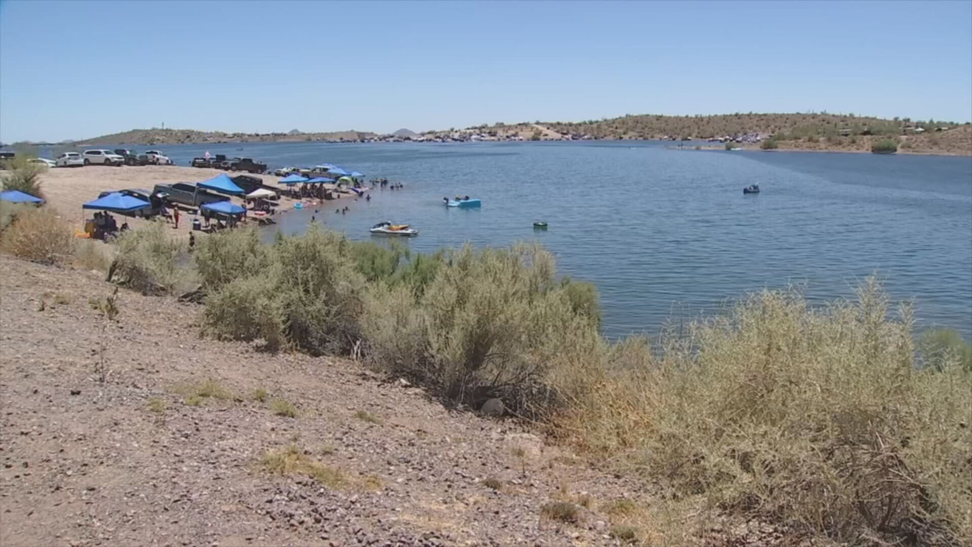 Outflow winds could affect Lake Pleasant Saturday night