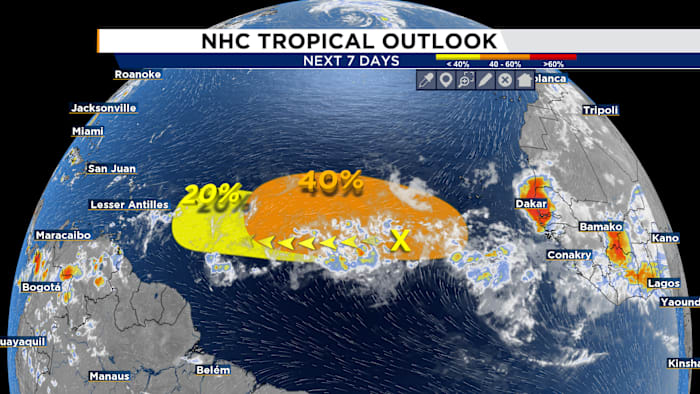 Atlantic waking up with two areas to watch