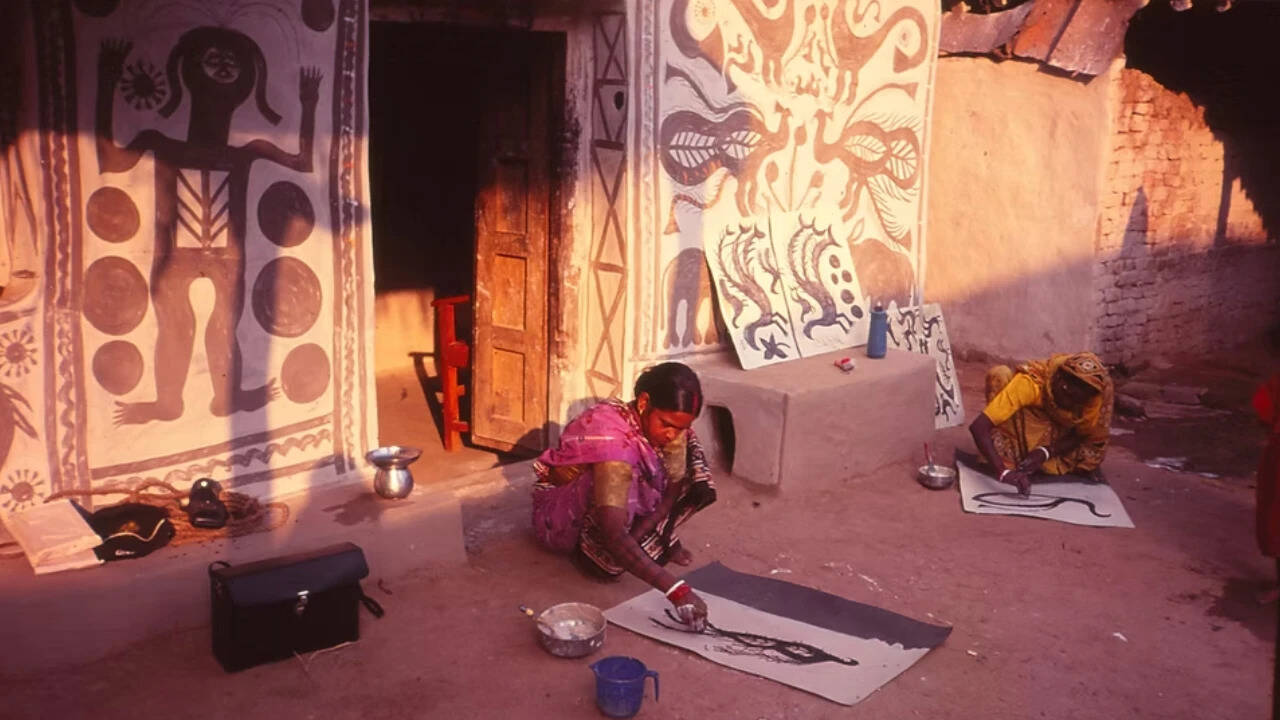 The women who paint Jharkhand: Sohrai-Khovar's journey from harvest ritual to galleries