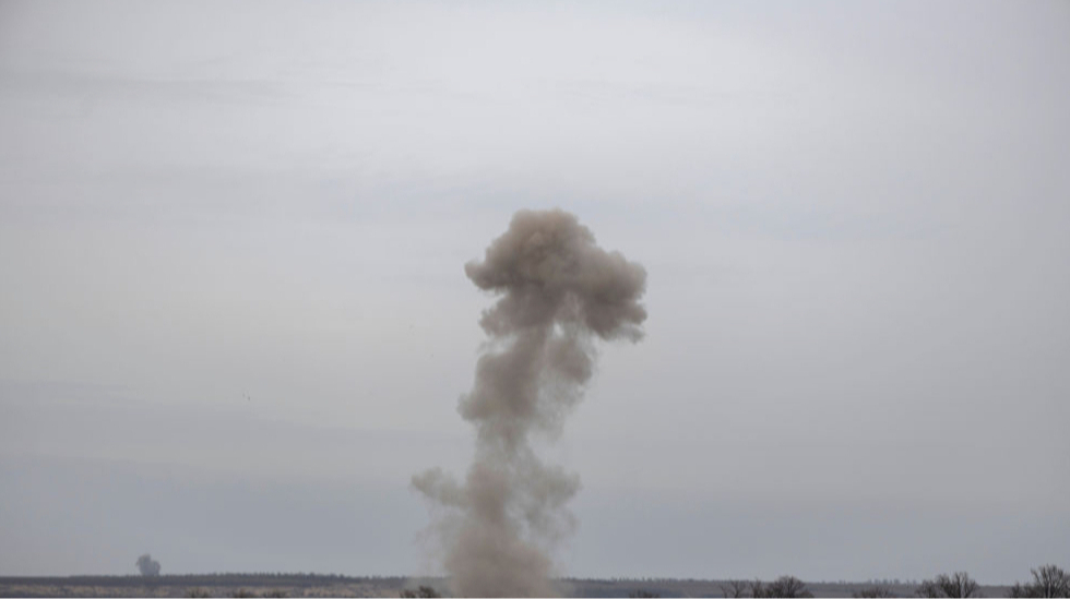 Russian forces attack infrastructure facility in Kharkiv