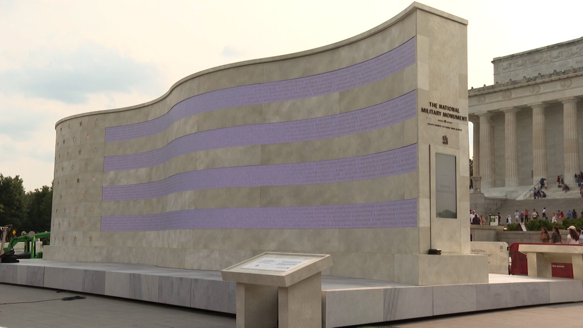 Monument on National Mall honors 41 million who served