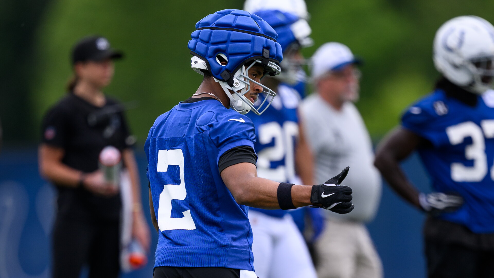 Josh Downs' groin injury is not considered serious