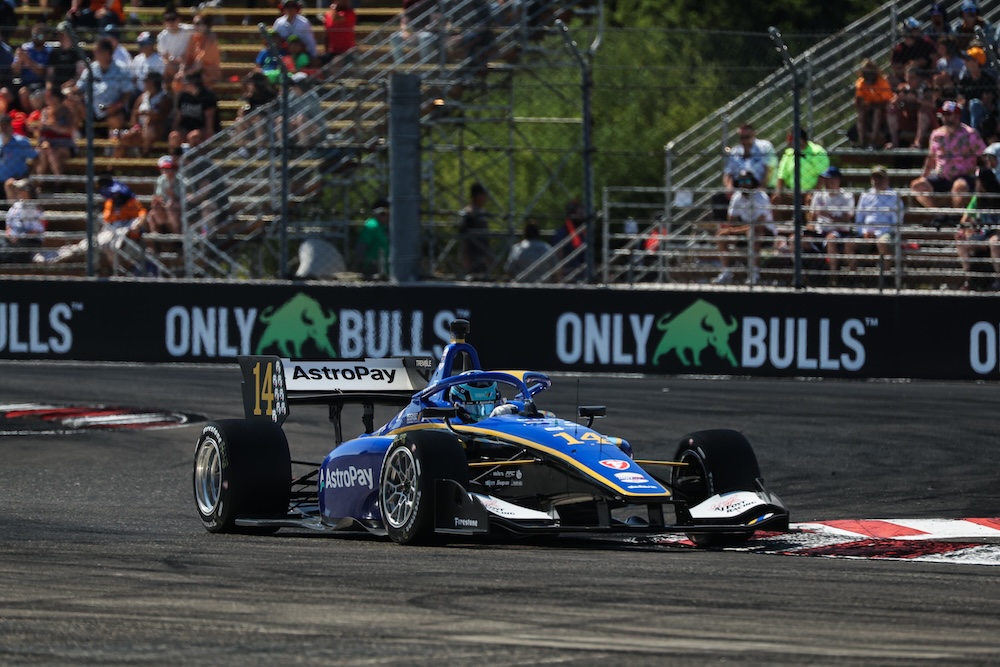 De Tullio converts qualifying pace into Portland NXT victory