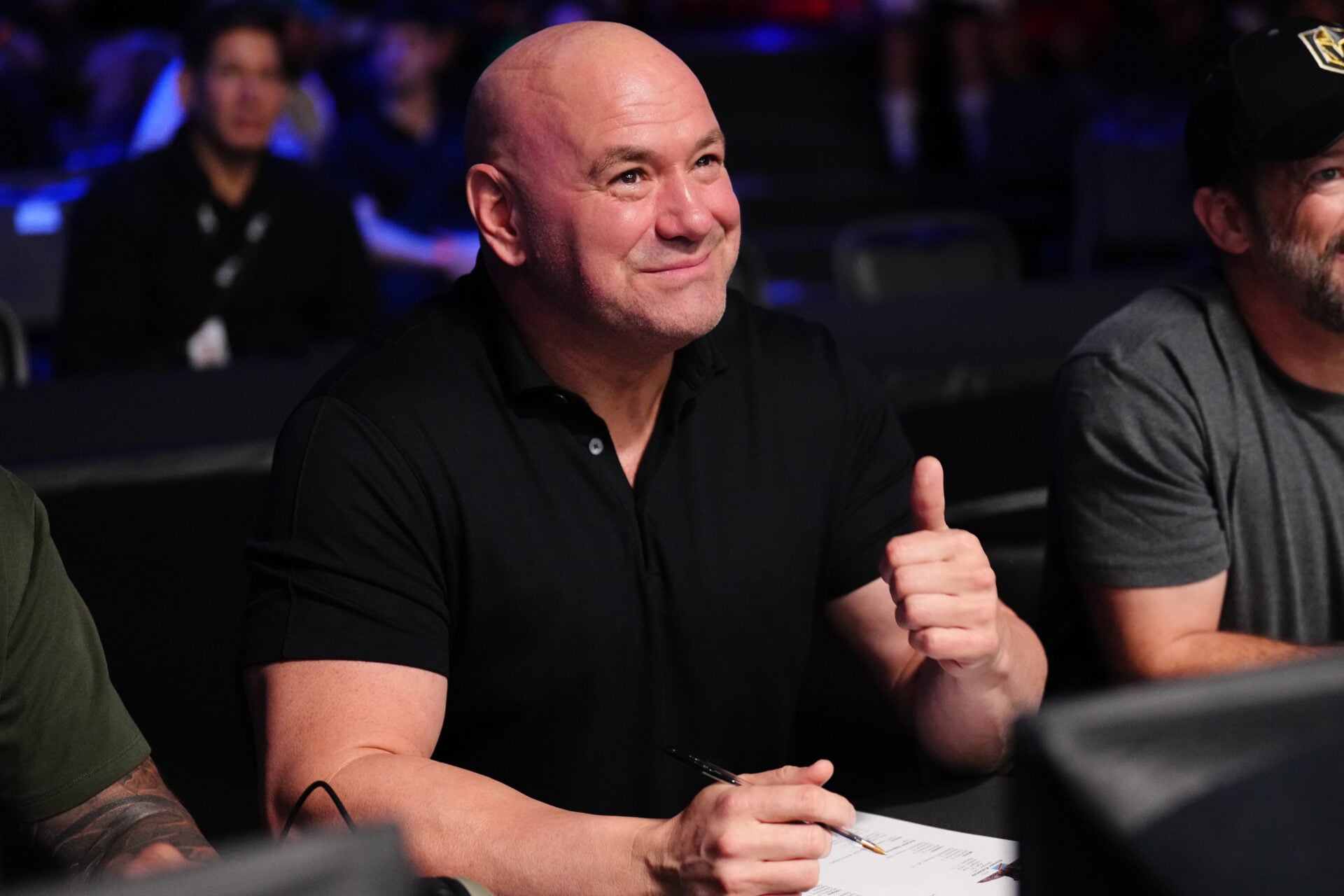 Ex-kickboxing star could earn UFC contract after booking champ vs champ fight in front of Dana White