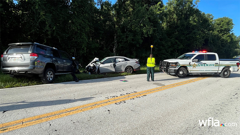 1 dead, 1 injured after two-vehicle crash in Polk County