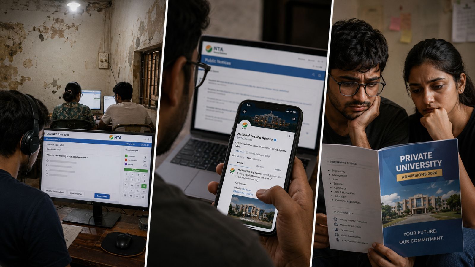 No answer key, only a ‘thank you for your patience’: UGC-NET, ICAR, CSIR aspirants await NTA response