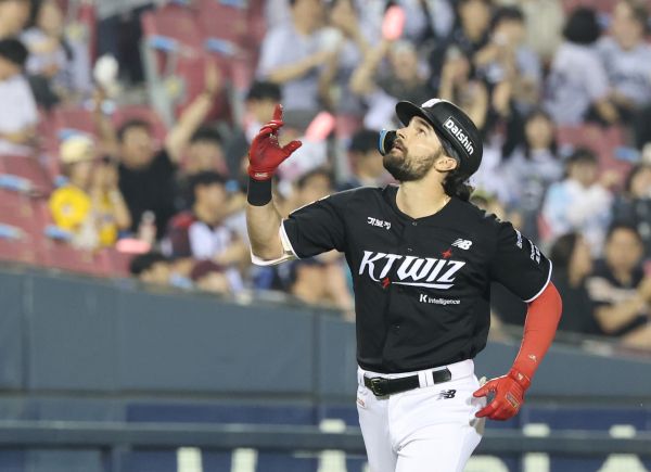 Sam Hilliard of KT Wiz Named KBO MVP for Month of July