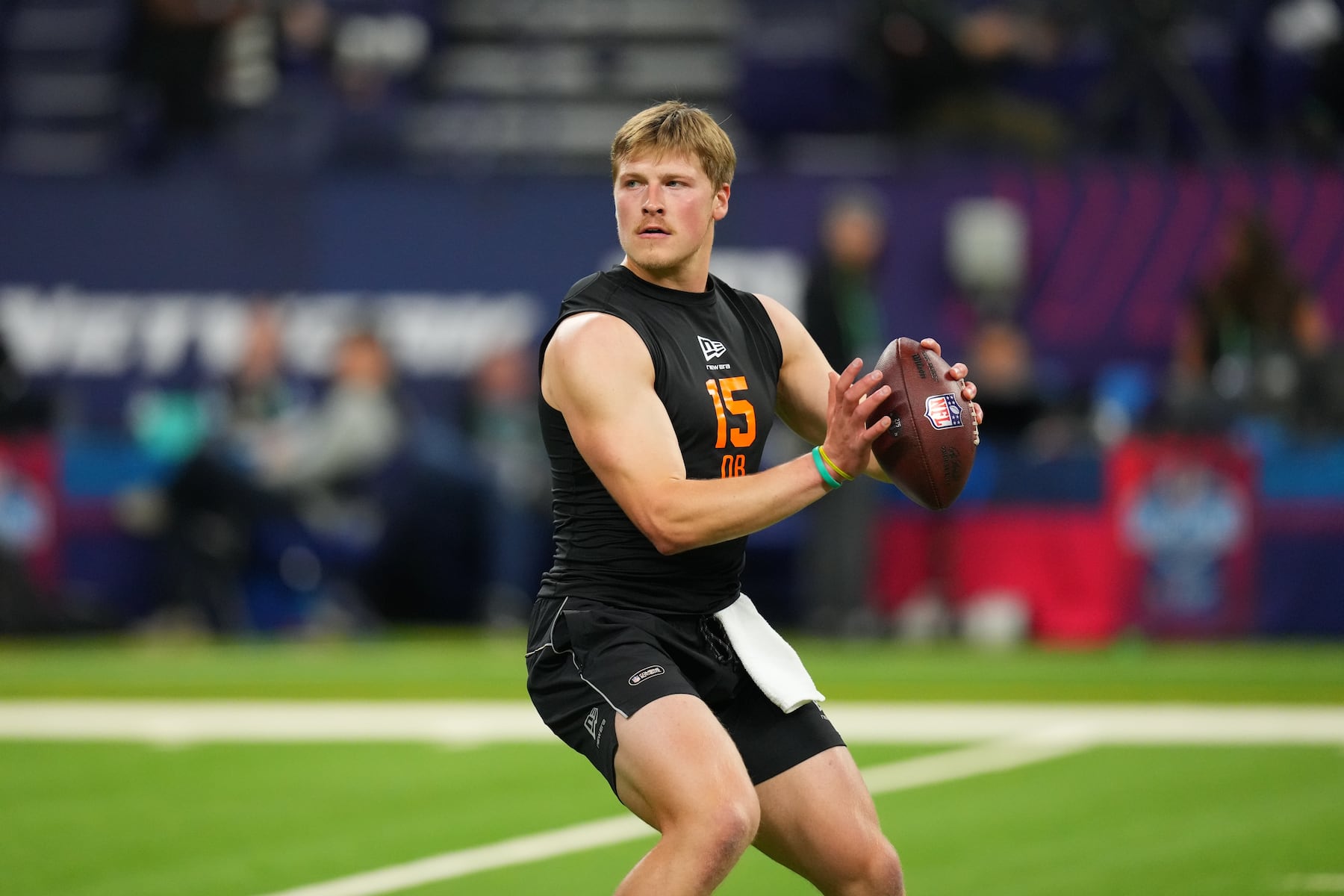 This Eagles QB has thrown 5 INTs in camp. But the rookie is letting it rip